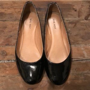 Patent leather flats